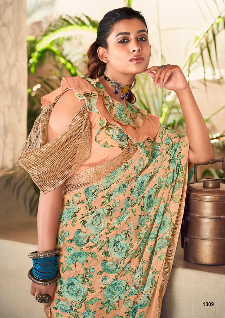 Kashvi Madhuri Latest Designer Ethnic Wear Georgette Saree Collection